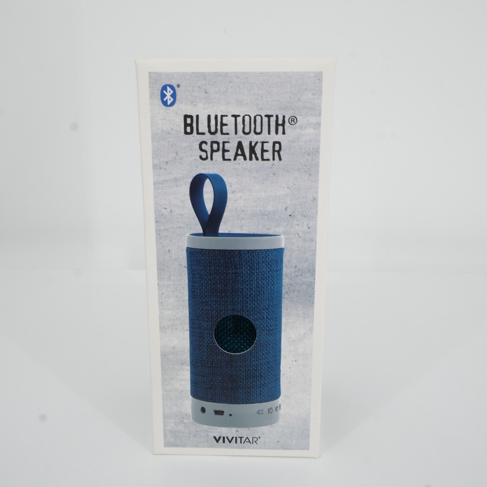 Vivitar Bluetooth Speaker Unisex OS Blue Portable Wireless Rechargeable BS-68-ST